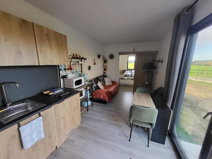 Maison de vacances pour 4 personnes, avec Terrasse et Jardin