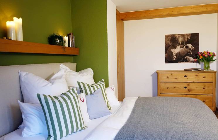 Ferienwohnung für 4 Personen, mit Balkon und Garten sowie Pool im Allgäu