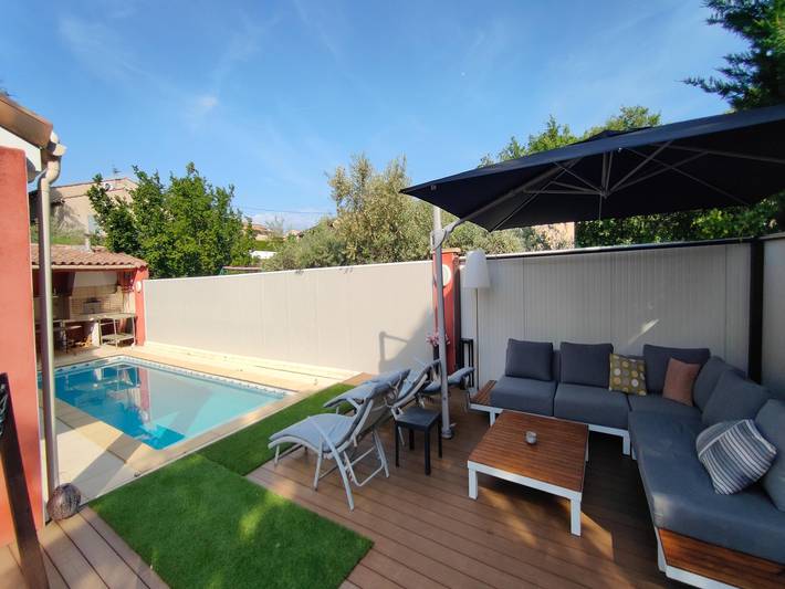 Maison de vacances pour 10 personnes, avec Terrasse et Piscine