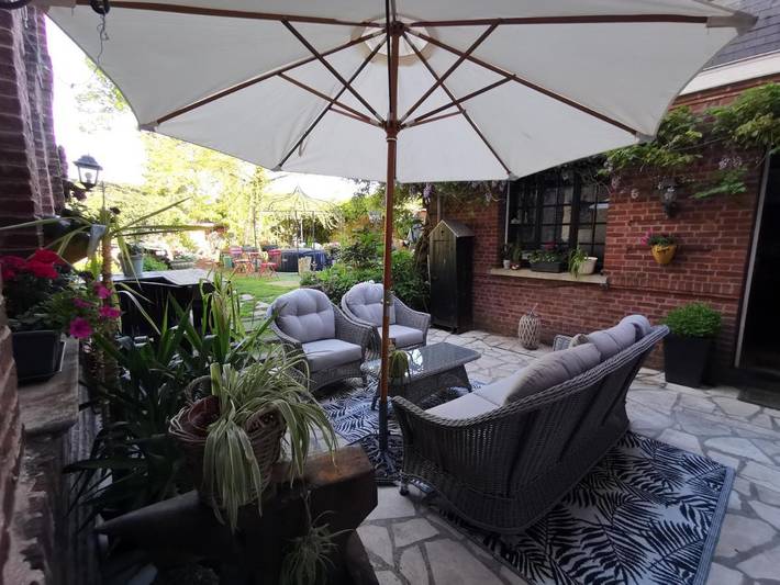 Chambre d’hôte pour 2 personnes, avec Terrasse et Jardin dans Le Cateau-Cambrésis