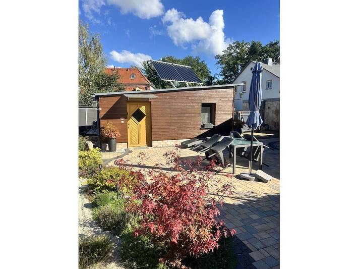 Ferienhaus für 2 Personen, mit Whirlpool und Terrasse sowie Garten und Pool