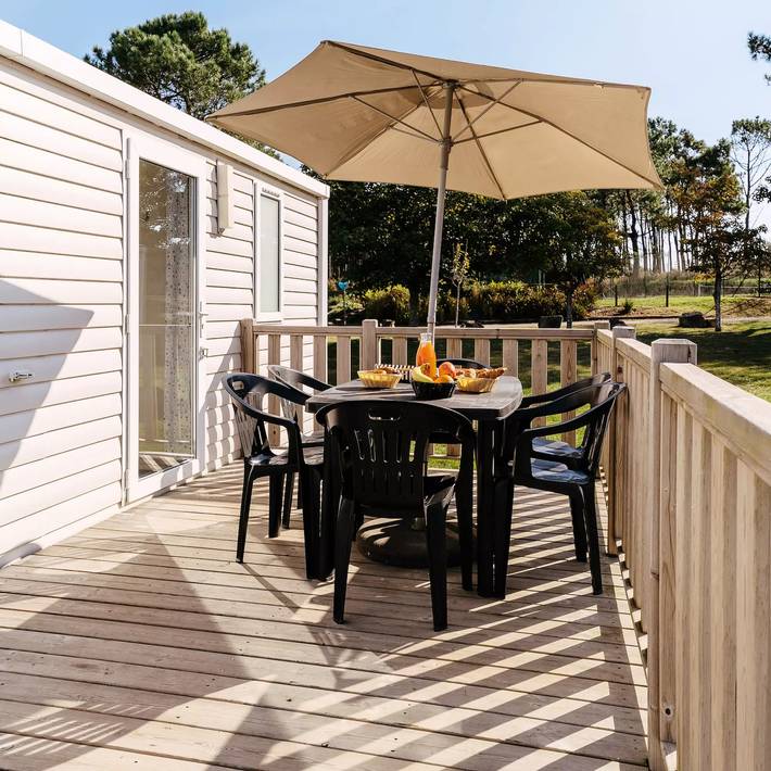 Mobil home pour 6 personnes, avec piscine et terrasse à Telgruc-sur-Mer - 3