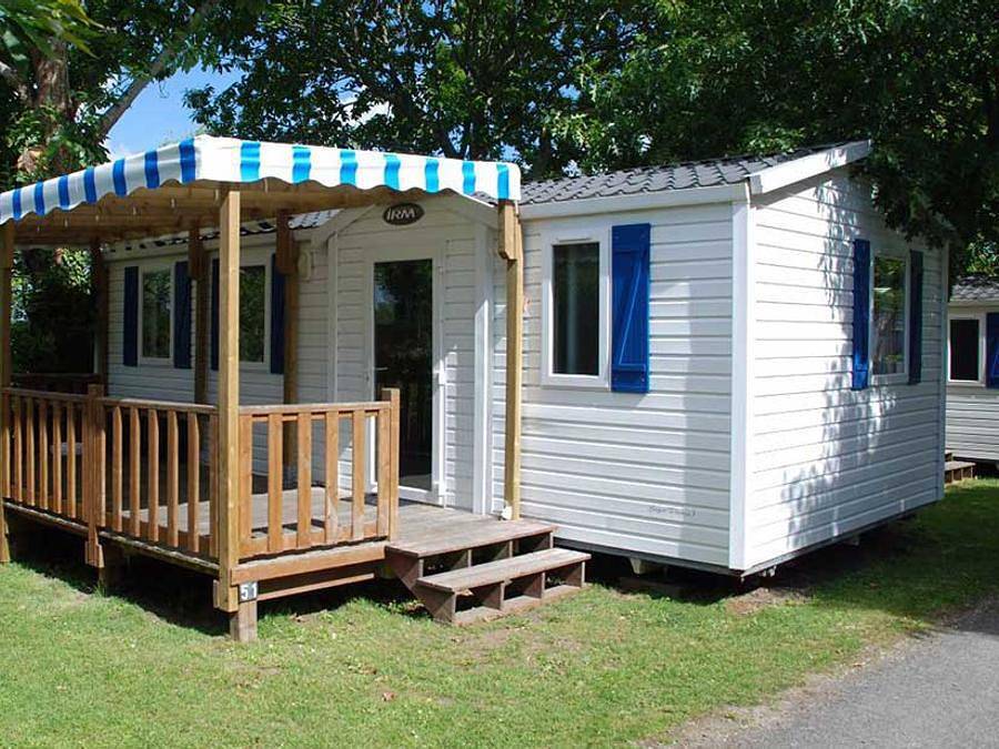 Flower Camping La Blanche Hermine - Mobilheim 7 personen - Carnac Komfort in Noyal-Muzillac, Côte des Mégalithes