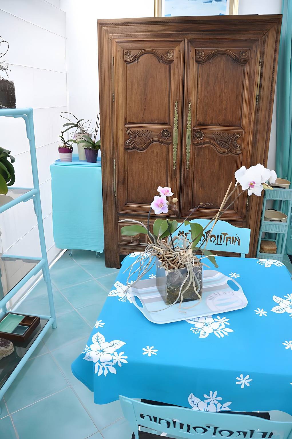 Chambre d’hôtes « Suite Turquoise » avec terrasse partagée, jardin privé et Wi-Fi in Perros-Guirec, Côte de Granit Rose