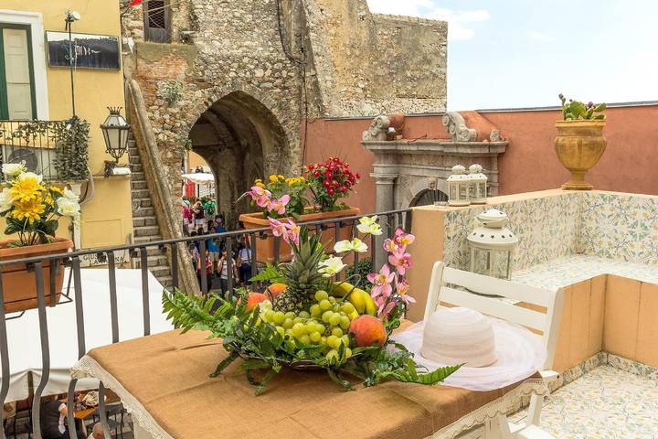 Vakantiewoning voor 4 personen, met terras in Taormina