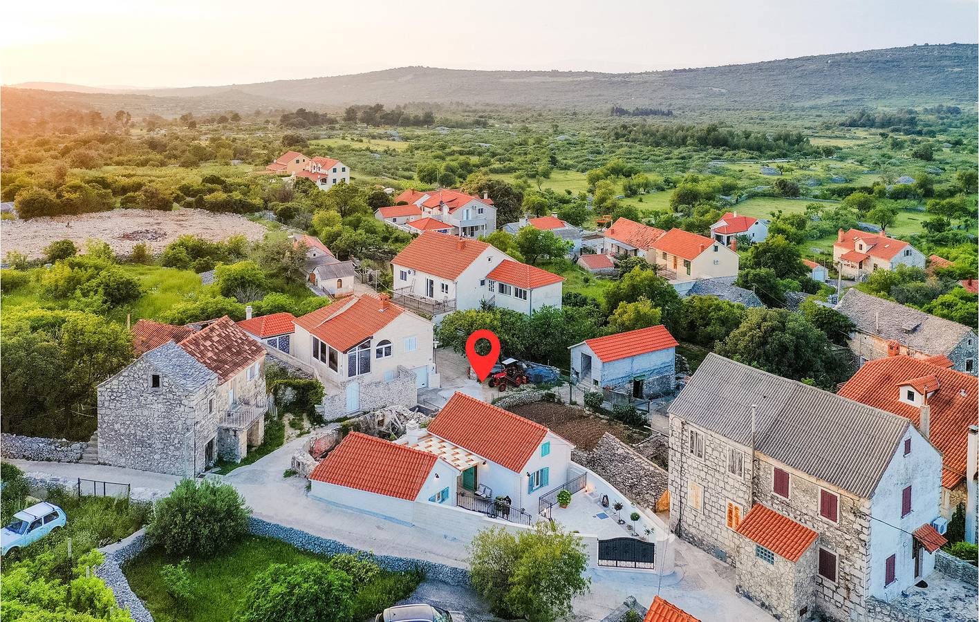 Ferienhaus für 4 Personen mit Terrasse in Milna, Brac