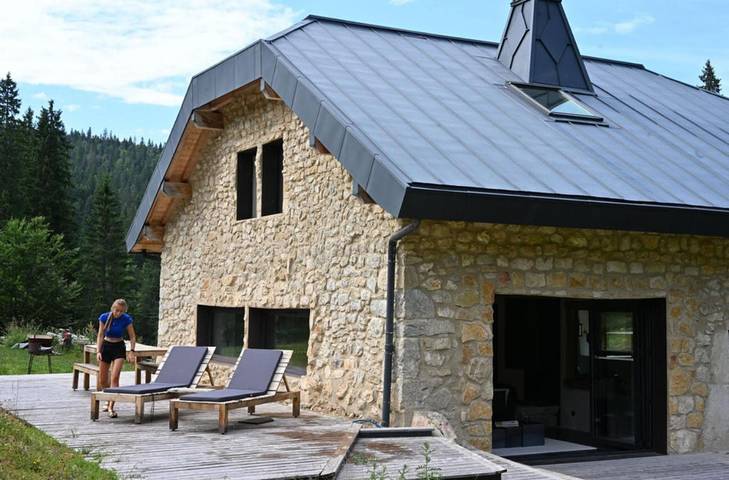 Chalet pour 8 personnes, avec jardin et vue