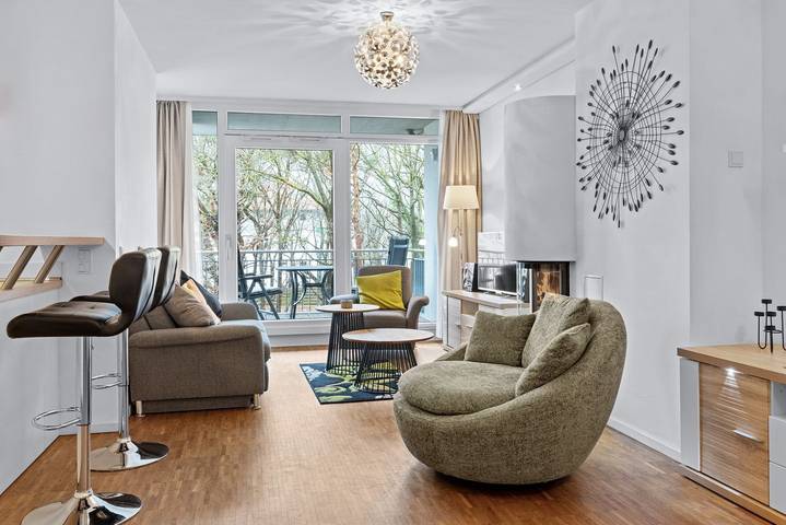 Ferienwohnung für 3 Personen, mit Balkon und Ausblick in Binz - 2