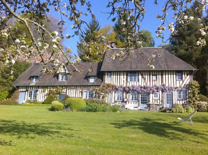 Chambre d’hôte pour 5 personnes, avec jardin et vue, adapté aux familles dans le Calvados