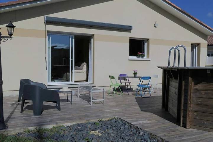 Ferienhaus für 4 Personen, mit Pool und Garten - 1