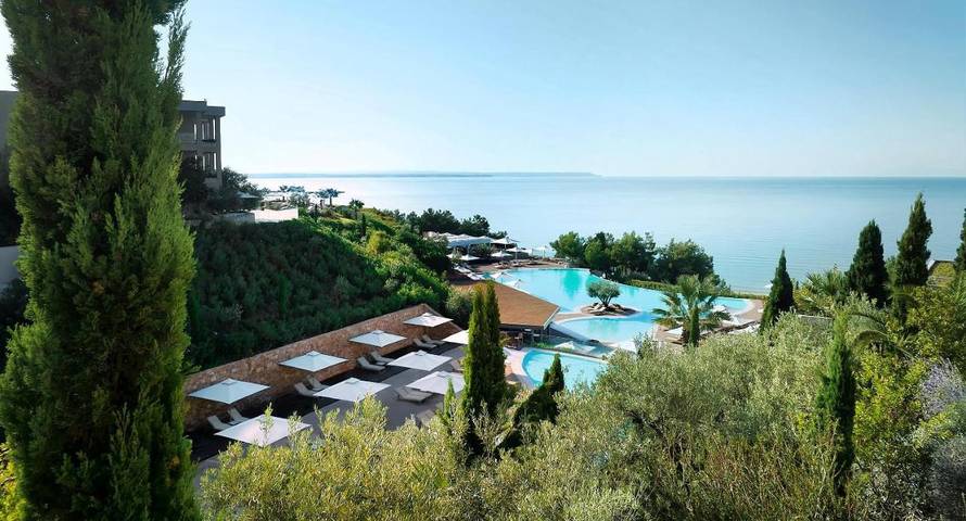 Resort per 2 persone, con Balcone e Terrazza nonché Piscina e Sauna nella Penisola Calcidica