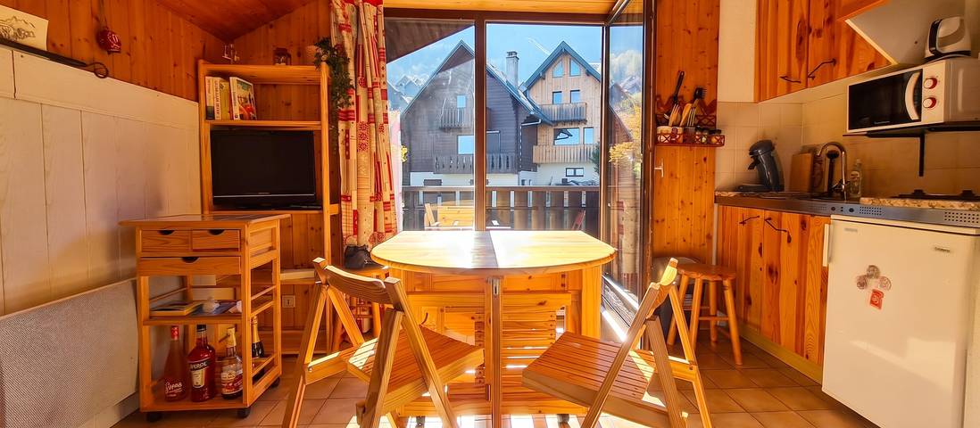 Studio pour 4 personnes, avec Balcon/Terrasse