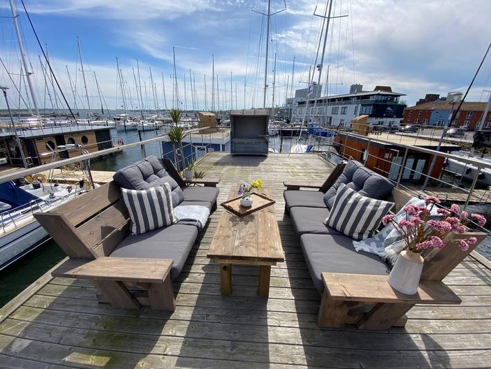 Hausboot für 5 Personen, mit Terrasse und Ausblick in Heiligenhafen - 3