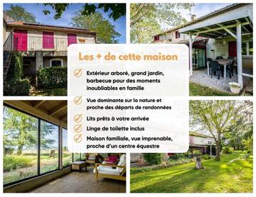 Gîte pour 8 personnes, avec vue et jardin dans Le Poët