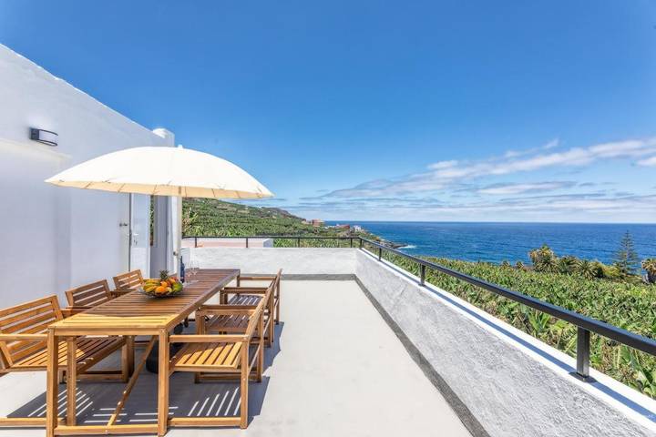 Ferienhaus für 7 Personen, mit Ausblick und Terrasse