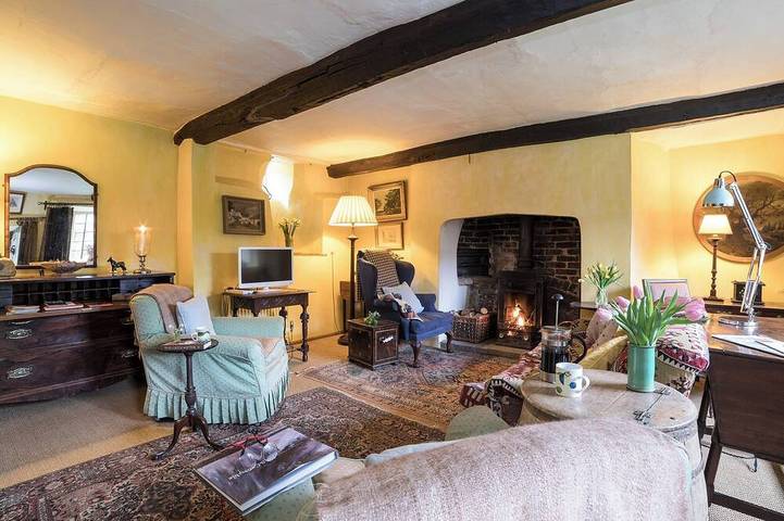 Log cabin for 4 people, with garden in Dunster