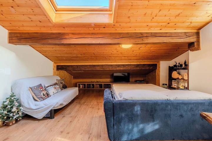 Ganze Wohnung, Mansarda in Legno San Rocco in Carisolo, Adamello-Presanella-Alpen