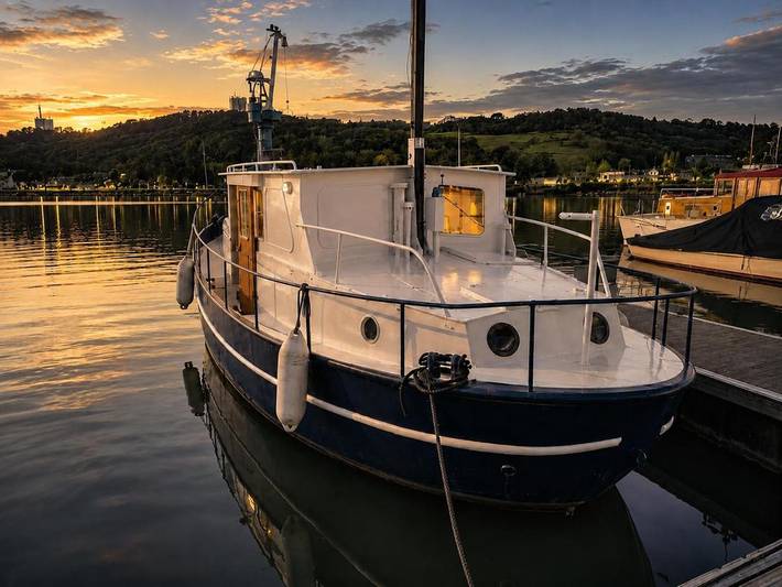Bateau pour 4 personnes, avec vue en Normandie