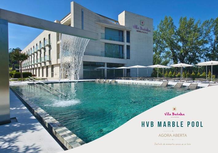 Hotel para 2 pessoas, com jacuzzi e jardim e ainda piscina and sauna em Batalha