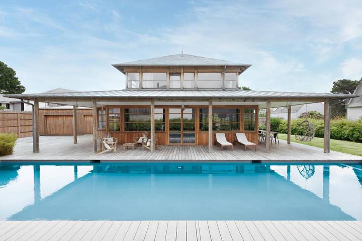 Ferienhaus für 12 Personen, mit Terrasse und Garten sowie Pool in Saint-Malo