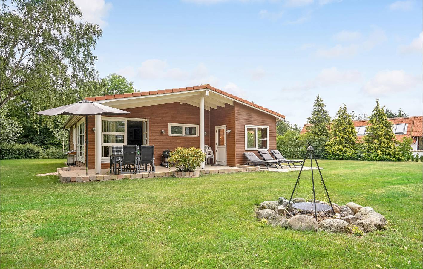 Ferienhaus für 4 Personen mit Terrasse in Bredfjed, Rødby