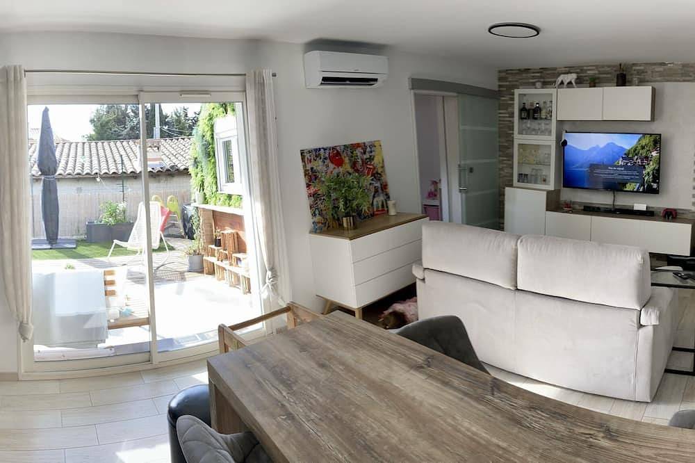 Geheel appartement, Location Semaine Appartement Type 3 70m2 + Jardin 80m2 in Martigues, Istres en omgeving