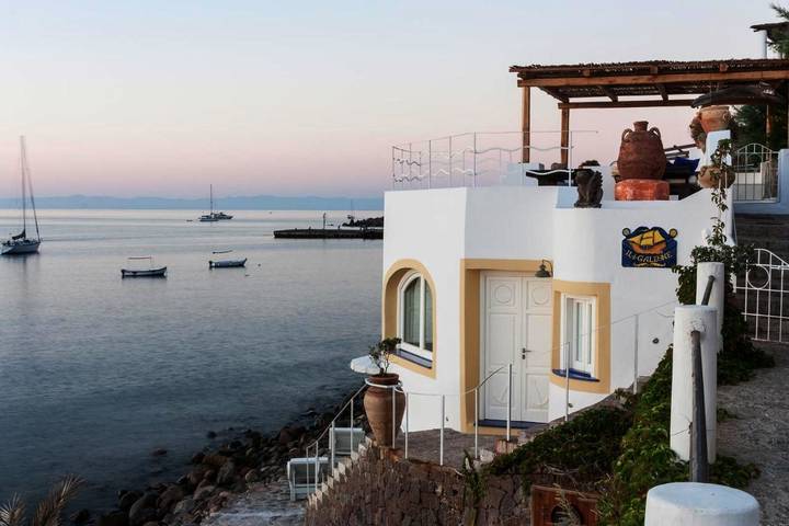 Villa für 3 Personen, mit Terrasse und Ausblick, mit Haustier auf den Liparische Inseln - 4