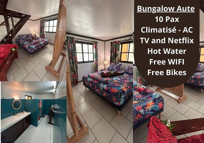 Hôtel pour 5 personnes, avec jardin, animaux acceptés dans Taha'a - 4