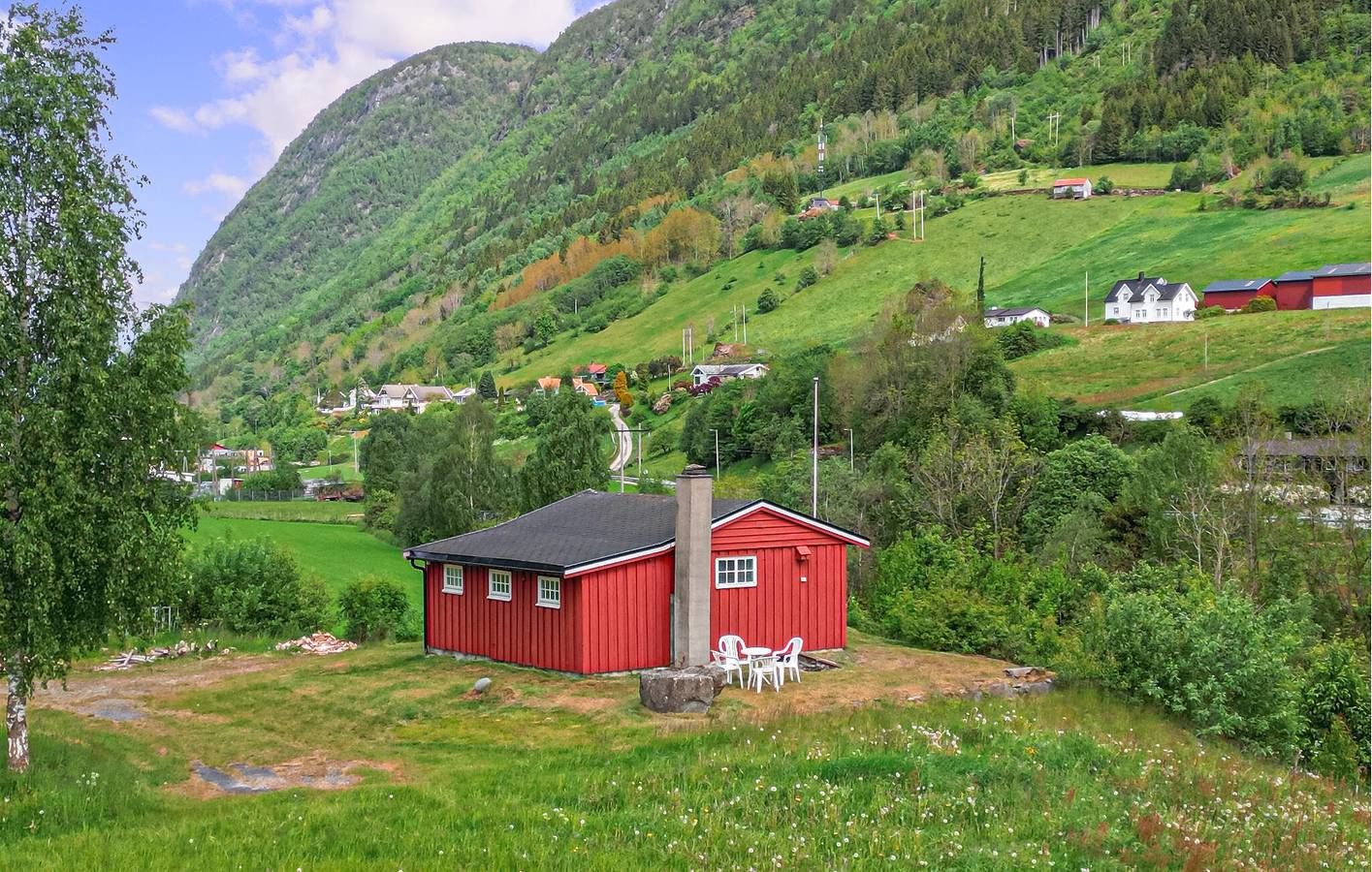 Ferienhaus für 4 Personen mit Terrasse in Sognefjord