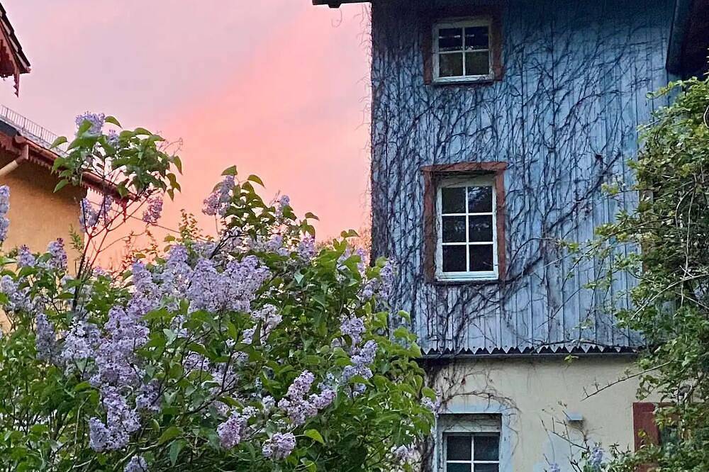 Ganze Wohnung, Wohnung mit Balkon in der Villa Blau in Gohrisch, Elbsandsteingebirge