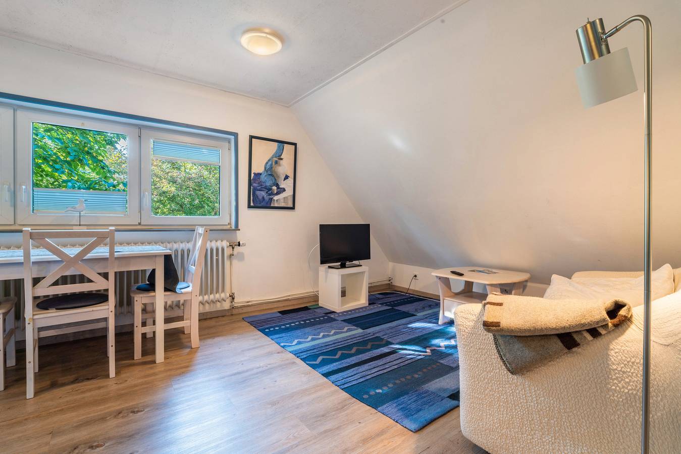 Ganze Wohnung, Apartment 'Alte Polizeistelle Ferienwohnung 1' mit Gemeinschaftsgarten und Wlan in Tammensiel, Pellworm