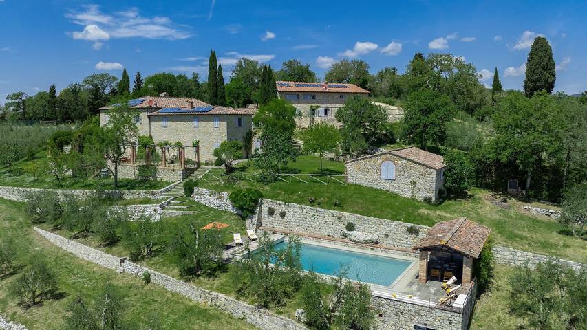Location de vacances pour 8 personnes, avec jardin et terrasse à Radda in Chianti - 3