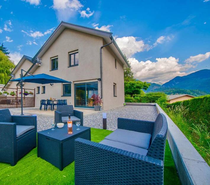 Maison de vacances pour 6 personnes, avec Terrasse ainsi que Jardin et Vue à Guillestre