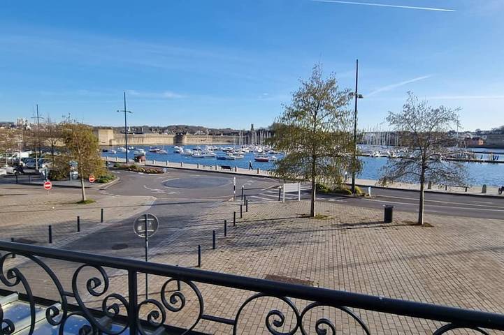 Appartement de vacances pour 5 personnes, avec balcon à Concarneau
