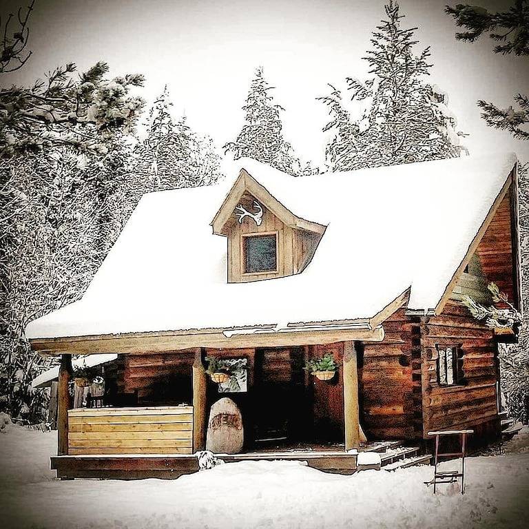 Violette Hütte - Glamping in den Lärchenhügeln 25 Minuten vom Lachsarm entfernt in Silver Star