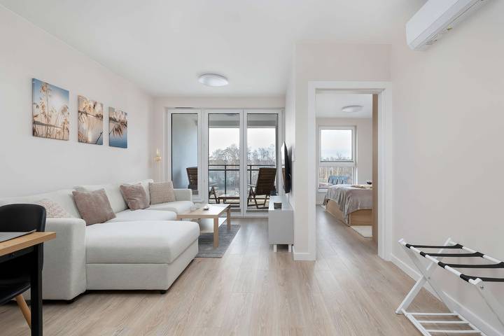 Ferienwohnung für 4 Personen, mit Garten und Sauna