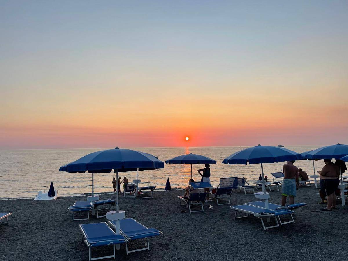 Lido Tirreno beach in Amantea, Province de Cosenza
