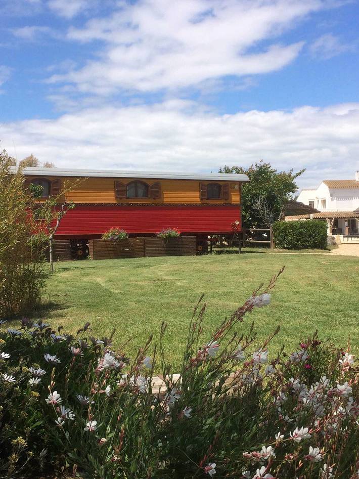 Gemütliches Bungalow in Saintes-Maries-de-la-Mer mit Pool in Saintes-Maries-de-la-Mer, Arles und Umgebung