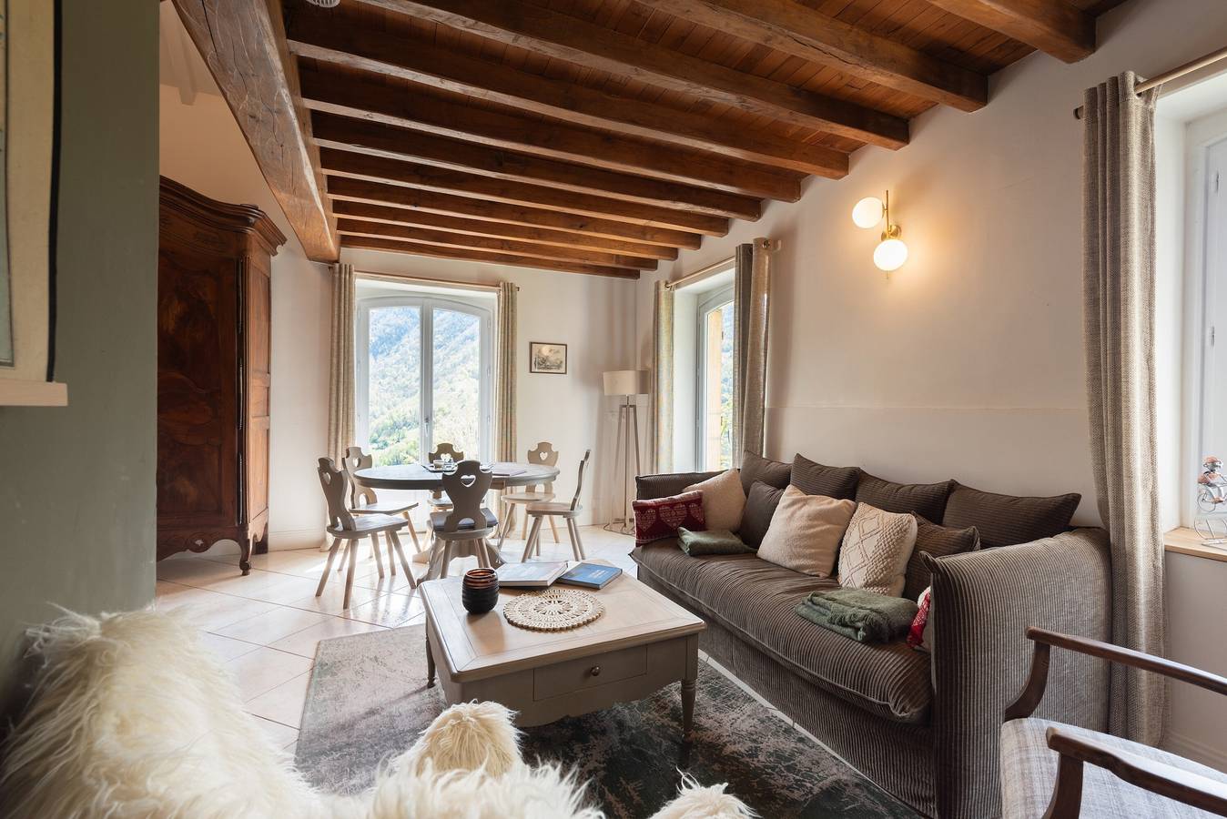 Maison de vacances 'Ty Sioul - Vue Montagne' avec vue sur la montagne, terrasse privée et Wi-Fi in Aydius, Béarn