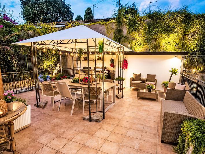 Ferienwohnung für 2 Personen, mit Balkon und Terrasse