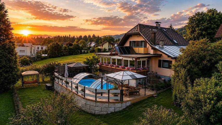 Zimmer für 2 Personen, mit Garten und Pool - 1