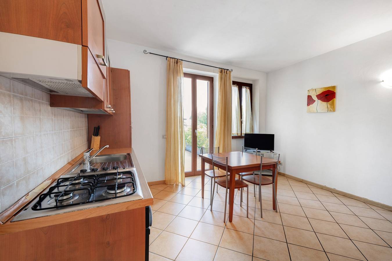 Entire apartment, Apartment 'San Felice' with Private Terrace, Wi-Fi and Air Conditioning in San Felice del Benaco, Garda Mountains