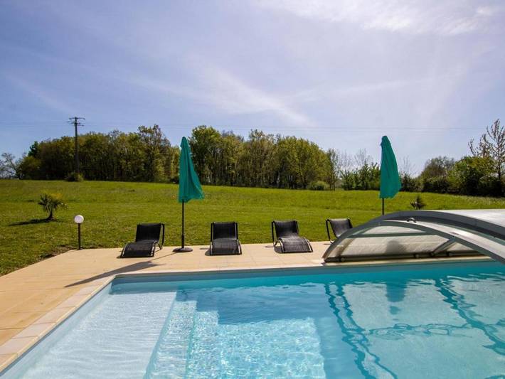 Maison de vacances pour 2 personnes, avec jardin ainsi que piscine et terrasse