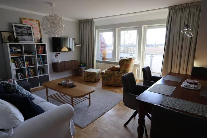 Ferienwohnung für 5 Personen, mit Balkon und Terrasse sowie Ausblick in Verden - 4