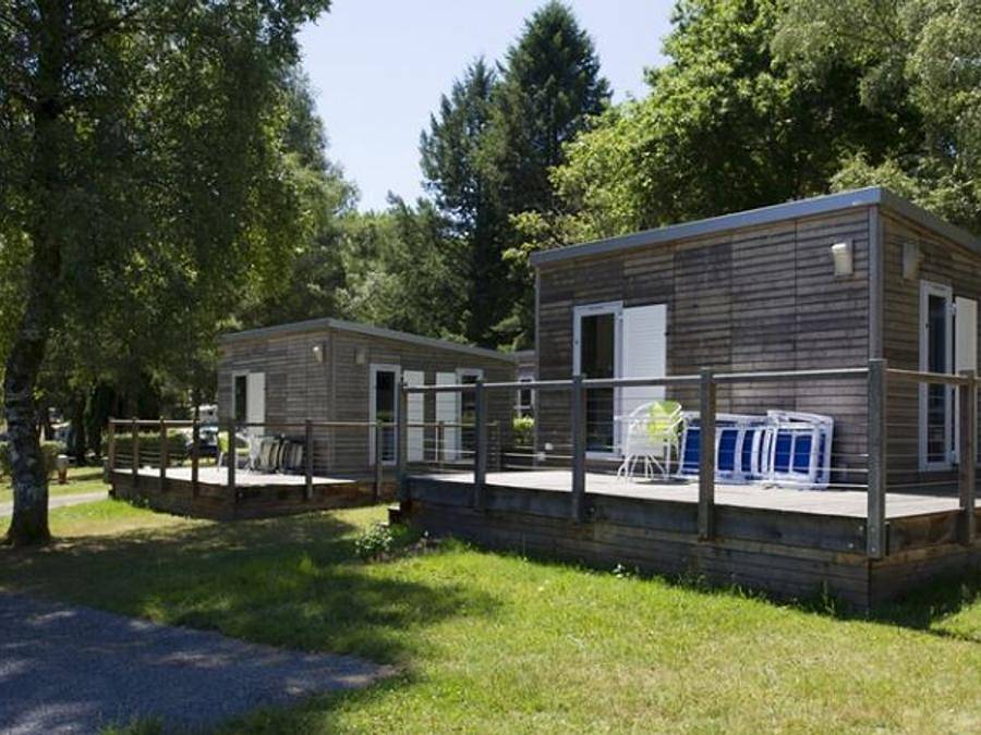 Camping Paradis les 2 îles - Mobilhome 2 personas - Classic 1 Habitación 2 Personas in Peyrat-le-Château, Región de Limoges