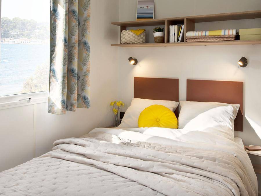 Camping Lou Pantai - Mobilheim 4 personen - Lodge Bois Confort (Sonntag/Sonntag) in Le Pradet, Toulon Region