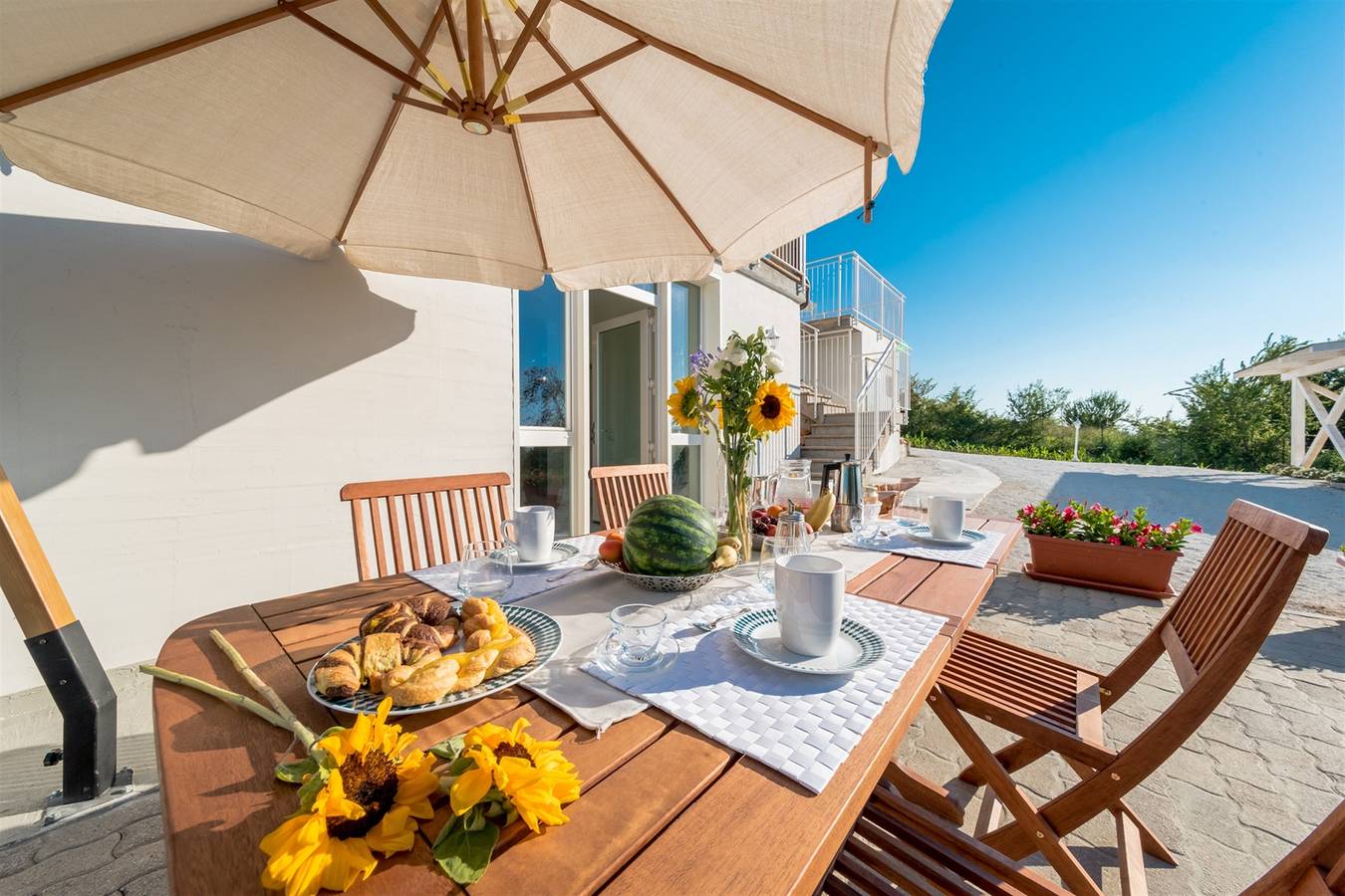 Villa für 10 Personen mit Garten in Montelupone, Macerata Provinz