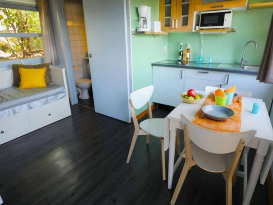 Camping Clair de Lune - Piso 4 personas - Duplex Jasmin Sérénité 30 m² - 3 Habitaciones - 1 Habitación - Aire acondicionado in La Madrague, Hyeres