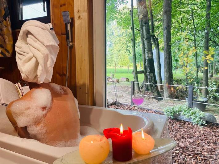 Domek letniskowy dla 2 osób, z Taras i Ogród oraz Widok w Śląsk