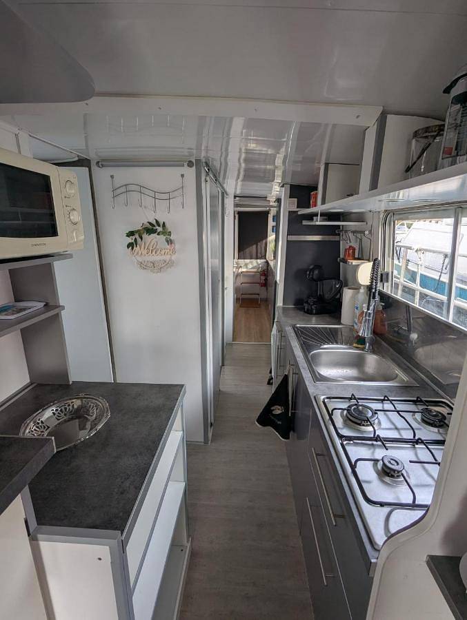 Bateau pour 4 personnes, avec vue ainsi que vue sur le lac et terrasse, animaux acceptés à Montech - 2